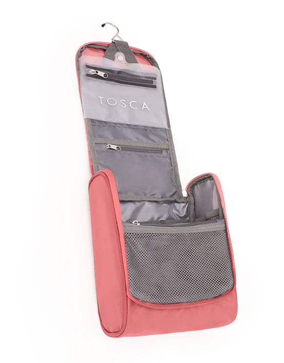 Tosca Travel Toiletry Bag - Peach Blossom