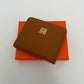PROMENADE LEATHER COMPACT WALLET BROWN