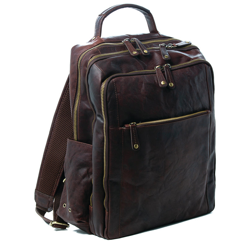 Oran Mike Leather Backpack – Sydney Luggage