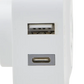 KORJO USB A & C POWER ADAPTOR FOR UK