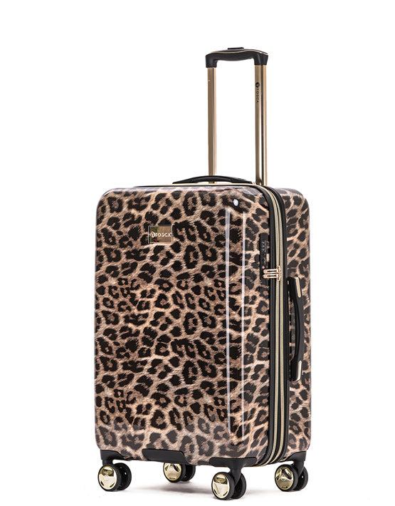 TOSCA LEOPARD COLLECTION 65CM TROLLEY CASE Sydney Luggage