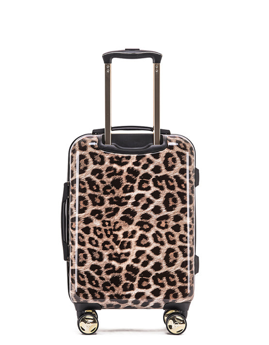 TOSCA LEOPARD COLLECTION 55CM TROLLEY CASE