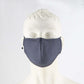 PACK OF 2 FABRIC FACE MASKS GREY/BLUSH
