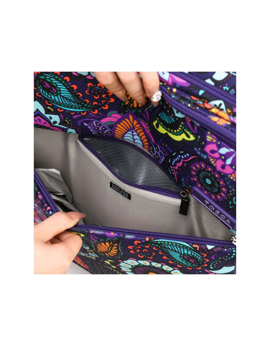 Tosca So Lite 54cm Small Soft Carry On - Paisley