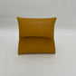 PROMENADE LEATHER SQUARE CARD HOLDER YELLOW