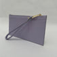 PROMENADE LEATHER WEAVE WRISTLET PURPLE