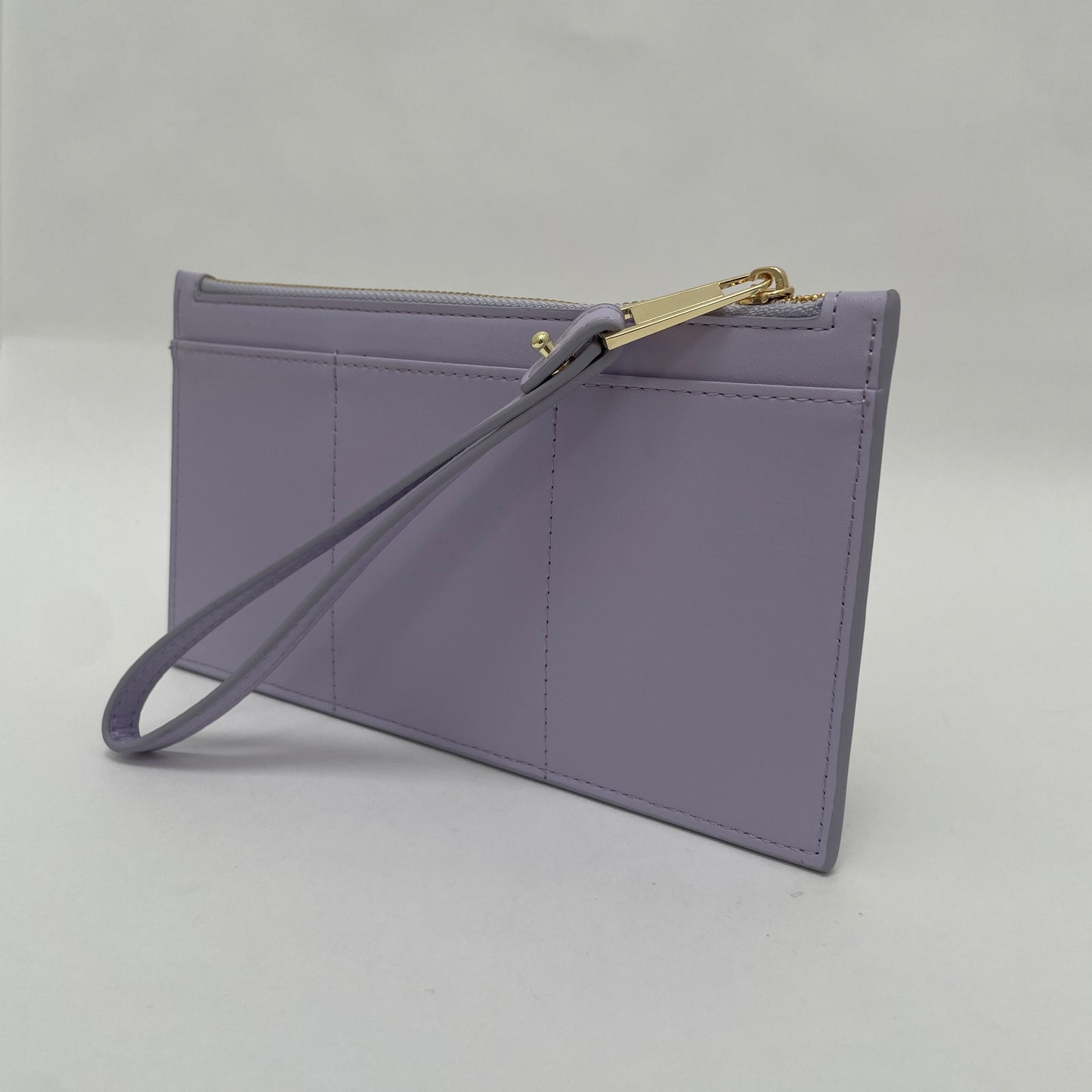 PROMENADE LEATHER WEAVE WRISTLET PURPLE