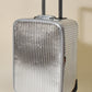ADORNE HANNAH QUILTED TROLLEYCASE SILVER