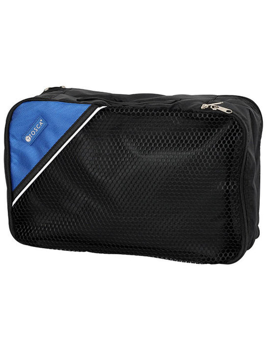 Tosca Double Sided Packing Cube Pack - 2 Pack - Black