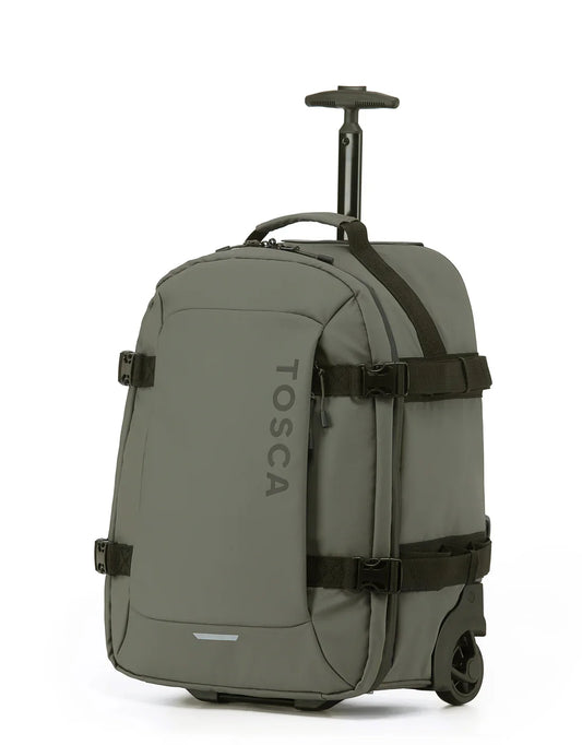 Tosca Delta 51cm Deluxe Onboard Trolley Backpack - Khaki