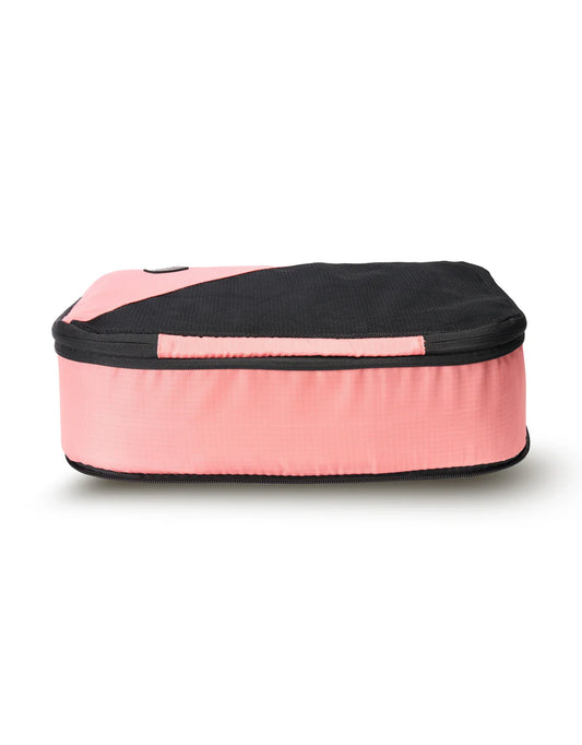 Tosca Medium Compression Packing Cube Pack Of 2 - Coral