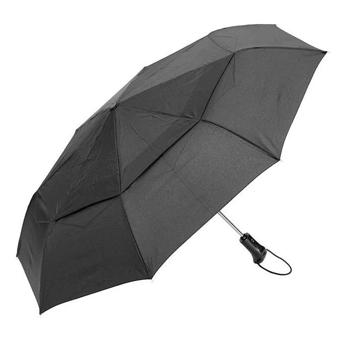 CLIFTON AUTOMATED VENTED COMPACT UMBRELLA BLACK