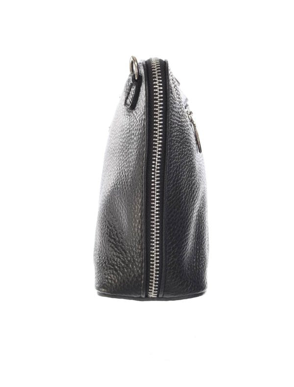 I MEDICI LANDSCAPE LEATHER CROSSBODY BAG BLACK Sydney Luggage