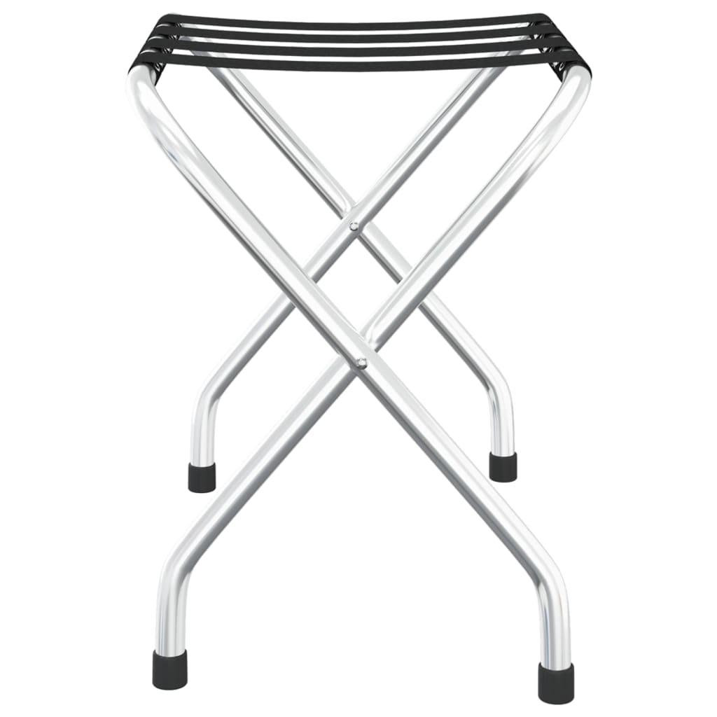 LUGGAGE STAND SUITCASE RACK CHROME