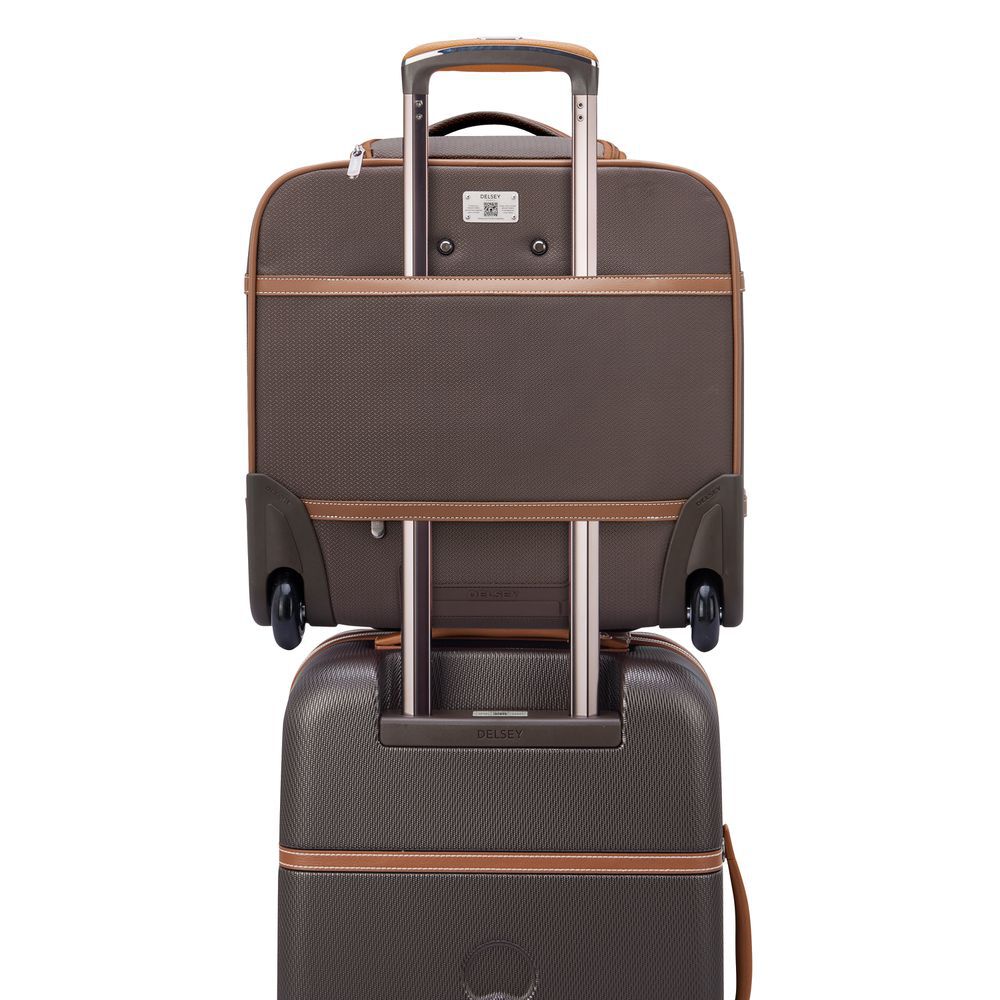 DELSEY CHATELET AIR 2.0 UNDERSEATER BROWN