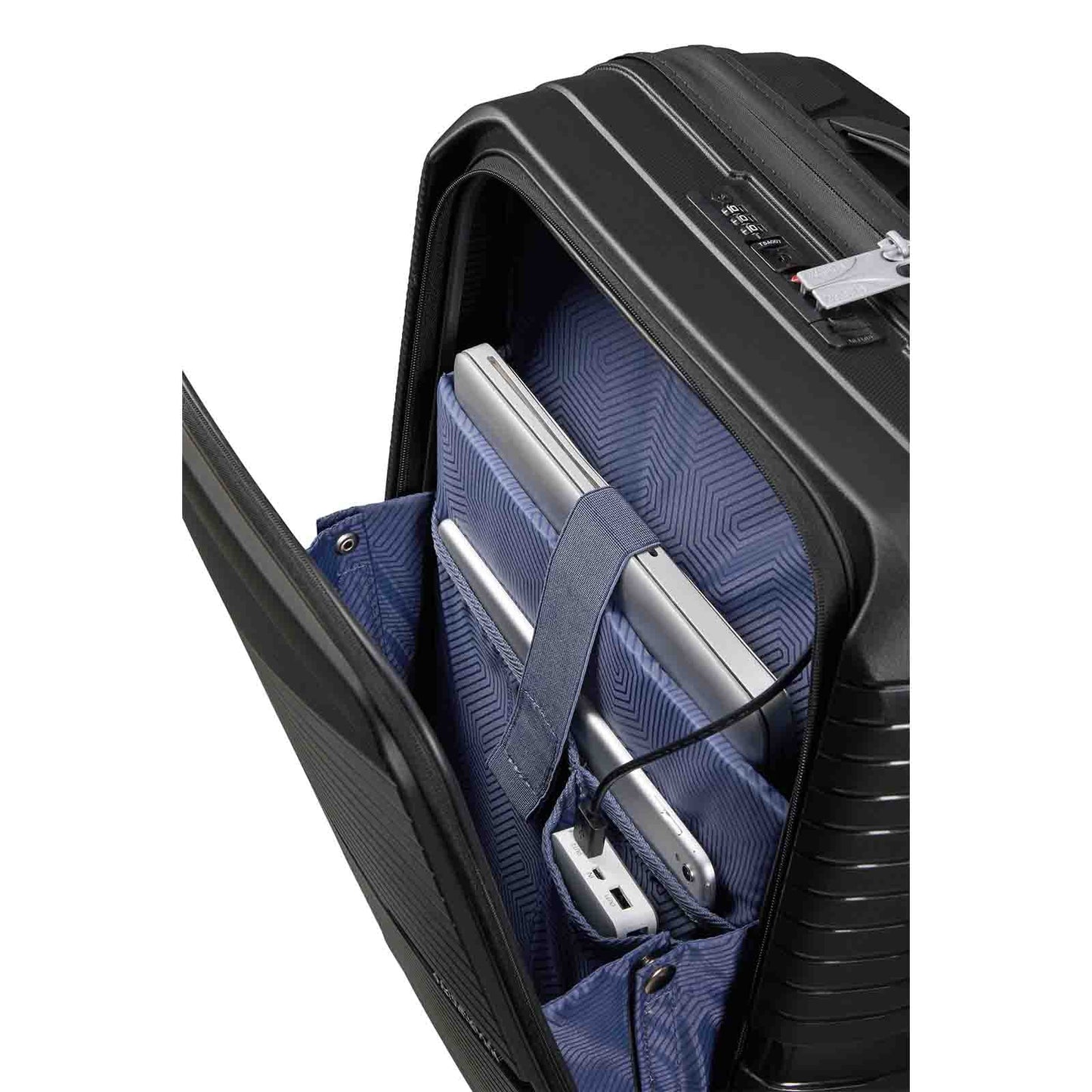 AMERICAN TOURISTER AIRCONIC 55CM SPINNER FRONT 15.6 INCH ONYX BLACK