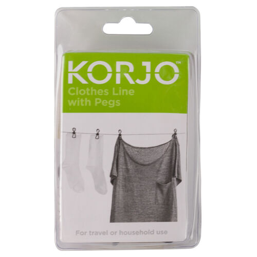 KORJO CLOTHES LINE WITH PEGS