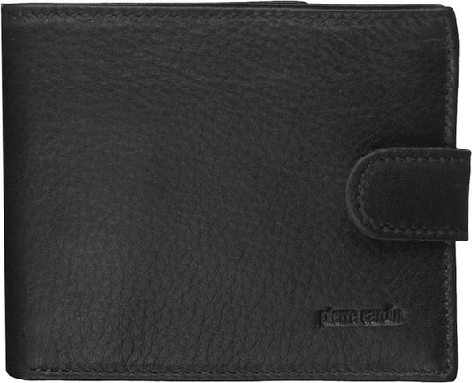 PIERRE CARDIN LEATHER RFID WALLET BLACK