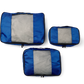 SYDNEY LUGGAGE PACKING CUBES SET OF 4 BLUE