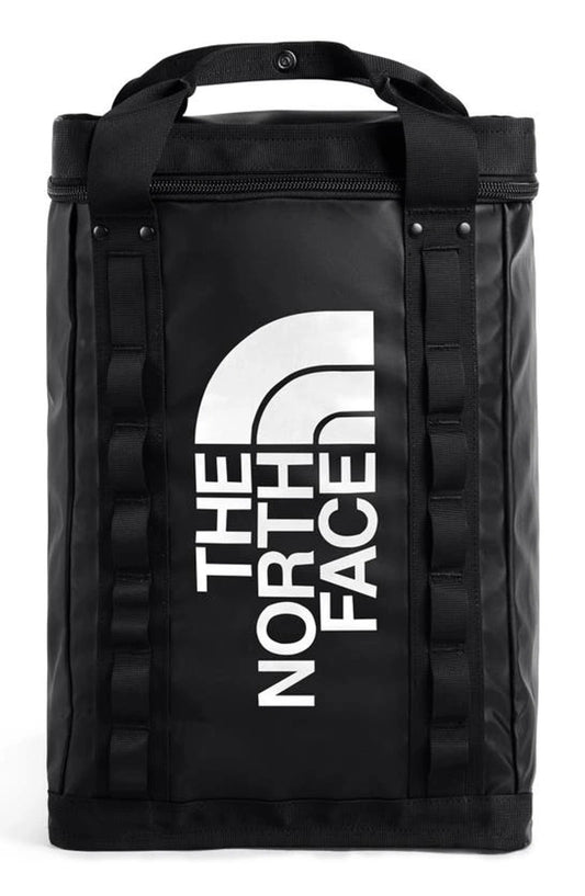 THE NORTH FACE FUSEBOX L BLACK WITH WHITE LOGO